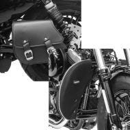 Set: Schwingentasche + Halter für Harley Sportster 883 Iron 09-20 Craftride + Sturzbügel Spritzschutz für Harley Davidson Sportster 883 Iron 09-20 Beinwärmer Craftride_1