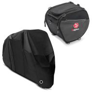 Set: Tunneltasche TB1 für BMW C 650 GT / Sport + Abdeckplane BMW F 800 GT / R / S / ST  C 650 GT / Sport Craftride XL in schwarz_1