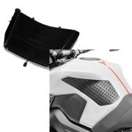 Set: Wasserkühler für Suzuki GSX-R 750 06-17 Radiator Kühler + Seiten Tankpad für Suzuki GSX-R 750 / 600 Grip L_1