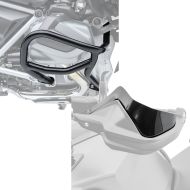 Set: Engine Guard compatible with BMW R 1250 GS 19-23 Motoguard L2 Crash Bar + Handguard extension compatible with BMW R 1250 GS 19-23 black