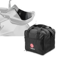 Set: Handprotektoren Verlängerung für BMW R 1250 GS 19-20 schwarz + Innentasche Aluminium Topcase für BMW R 1250 GS / 1200 GS /Adventure 04-21 Alukoffer Bagtecs MT1_1