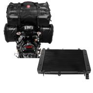 Set: Satteltaschen Set für Yamaha FZS 1000 / 600 Fazer CB50 Hecktasche + Wasserkühler für Yamaha FZS 1000 Fazer 01-05 Radiator Kühler_1