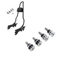 Set: Sissybar für Harley Softail Low Rider / S 18-21 Craftride XL mit Docking Kit schwarz + Anbausatz Docking Hardware Kit für Harley-Davidson Softail 18-21 52300646 Craftride_1