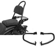 Set: Sissybar für Indian Scout / Sixty 15-21 Craftride Fast Rider-M inkl. Gepäckträger schwarz + Sturzbügel Indian Scout/ Sixty 15-21 Craftride schwarz_1