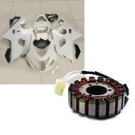 Set: Verkleidung für Suzuki GSX-R 750 / 600 04-05 Zaddox ABS Vollverkleidung Rennverkleidung + Lichtmaschine Stator für Suzuki GSX-R 750 / 600 00-05 Alternator Zaddox_1
