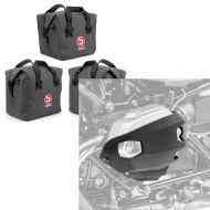 Set: Innentaschen für Aluminium Koffer + Topcase für BMW R 1200 GS/ Adventure 04-18 BAgtecs + Zylinderschutz für BMW R 1200 GS / Adventure 10-13 Ventildeckelschutz Motoguard CP4_1