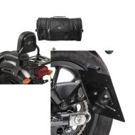 Set: Sissybar XS3 + Hecktasche RB1 für Honda Rebel 500 17-21 mit Gepäckträger Craftride + Kennzeichenhalter seitlich M für Honda Rebel 500 17-21 schwarz Craftride_1