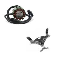 Set: Lichtmaschine Stator für Yamaha YZF-R1 04-08 Alternator Zaddox + Verkleidungshalter für Yamaha YZF-R1 04-06 Verkleidungshalterung_1