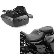 Set: Topcase King OLM für Harley Street Glide Special 15-21 Craftride + Sitzbank für Harley Street Glide Special 15-21 Craftride RH3 schwarz_1