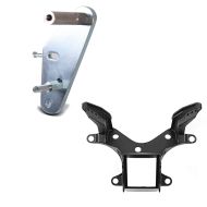 Set: Adapterplatte für ConStands Power Yamaha YZF-R6 06-20 + Verkleidungshalter für Yamaha YZF-R6 08-15 Verkleidungshalterung_1