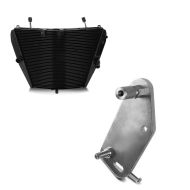Set: Wasserkühler für Honda CBR 1000 RR Fireblade 08-11 Radiator Kühler + Adapterplatte für ConStands Power Honda CBR 1000 RR Fireblade/ SP/ SP-2 08-19_1