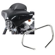 Set: Batwing Verkleidung BD8 für Harley Davidson Road King / Classic Craftride + Sturzbügel für Harley Davidson Road King 97-08 Craftride TR1 chrom_1
