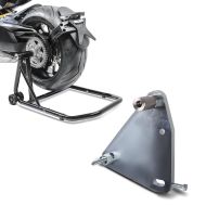 Set: Einarmständer Triumph Speed Triple / R 97-20 Montageständer ConStands Single-Classic schwarz + Adapterplatte für ConStands Power Triumph Speed Triple /R/ S 11-20_1