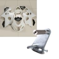Set: Verkleidung für Suzuki GSX-R 750 / 600 04-05 Zaddox ABS Vollverkleidung Rennverkleidung + Adapterplatte für ConStands Power Suzuki GSX-R 600/ 750 04-05_1
