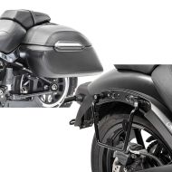 Set: Seitenkoffer Set Kawasaki Vulcan S / Café Craftride K3 33Ltr in schwarz + Satteltaschenhalter für Kawasaki Vulcan S / Café 15-20 rechts Satteltaschen Abstandshalter Craftride_1