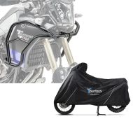 Set: Verkleidungsschutzbügel XL für Yamaha Tenere 700 19-21 Motoguard Tank-Sturzbügel oben + Motorrad Abdeckplane Yamaha Tenere 700 Tourtecs XL schwarz_1