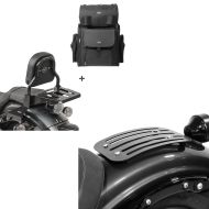 Set: Sissybar XS3 + Hecktasche für Yamaha XV 950 / R 14-20 mit Gepäckträger Craftride + Gepäckträger für Yamaha XV 950 / R 14-20 Solo Rack L1 Gepäckbrücke Craftride_1