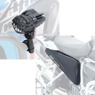 Set: LED Zusatzscheinwerfer Set für BMW R 1200 GS / Adventure Lumitecs S22X + Rahmentaschen für BMW R 1200 GS 04-18 Bagtecs BF3 Zusatztaschen Paar schwarz_1