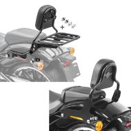 Set: Sissybar für Harley Breakout / 114 18-21 R1 mit Gepäckträger und Docking schwarz Craftride + Sissy Bar für Harley Davidson Breakout / 114 18-21 schwarz CSS Craftride_1
