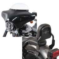 Set: Batwing Verkleidung BW8 für Kawasaki VN 900 Classic / Custom Craftride + Sissy Bar XS3 für Kawasaki VN 900 Classic / Custom 06-16 schwarz Craftride_1