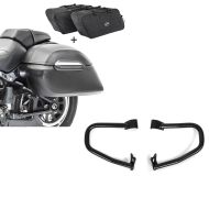Set: Set Seitenkoffer + Innentaschen für Indian Scout/ Bobber/ Sixty Craftride K3 + Sturzbügel Indian Scout/ Sixty 15-21 Craftride schwarz_1