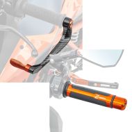 Set: Hebelschützer für KTM 790 / 390 / 125 Duke X6 orange + Lenkergriffe für KTM 790 / 390 / 125 Duke Zaddox LG4 orange_1