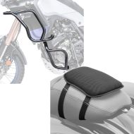 Set: Sturzbügel Set für Yamaha Tenere 700 19-21 oben und unten Schutzbügel + Gel Sitzkissen Yamaha Tenere 700 Komfortkissen S Tourtecs schwarz_1