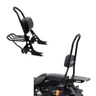 Set: Sissy Bar CSXL Fix für Harley Sportster 883 Iron 09-20 mit Gepäckträger schwarz Craftride + Sissybar Harley Davidson Sportster 883 Iron 09-20 Craftride Fast Rider-M inkl. Gepäckträger schwarz_1