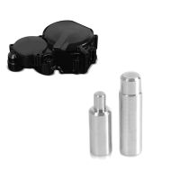 Set: Lichtmaschinendeckel für Suzuki GSX-R 600/ 750 06-17 Limadeckel Motordeckel + Adapter Zentralheber Center Evo für Suzuki GSX-R 750 / 600 06-16_1