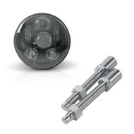 Set: Hauptscheinwerfer LED 5,75 Zoll für Harley Breakout 13-17 schwarz von Craftride + Tieferlegungskit 1-2" für Harley Breakout 13-17 Tieferlegung Craftride_1