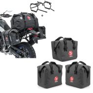 Set: Satteltaschen Set WP8 für BMW R 1200 GS 04-12 mit Hecktasche und Kofferträger Bagtecs + Innentaschen für Aluminium Koffer + Topcase für BMW R 1200 GS/ Adventure 04-18 BAgtecs_1