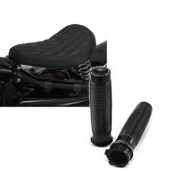 Set: Solo Federsattel für Honda Shadow VT 750 / 600 C BR11 Craftride + Lenkergriffe für Honda Shadow VT 750 / 600 C Craftride HC1_1