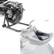 Set: Einarmständer BMW R 1200 GS 13-18 Montageständer ConStands Single-Classic schwarz + Handprotektoren Verlängerung für BMW R 1200 GS 13-18 Motoguard rauchgrau_1