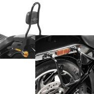 Set: Sissy Bar CSM Fix für Harley-Davidson Softail 18-21 mit Gepäckträger schwarz Craftride + Satteltaschenhalter für Harley Davidson Softail 18-21 Abstandshalter re-li Craftride_1