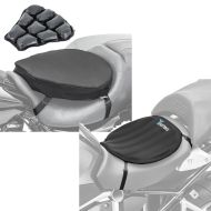 Set: Motorbike Air cushion Tourtecs Air ML Comfort seat cushion in black + Motorbike Gel Seat Pad Tourtecs Neoprene L Comfort Seat Pad in black
