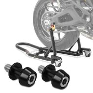 Paddock Stand Dolly rear wheel matt + prism socket racing adapter Motea Assen