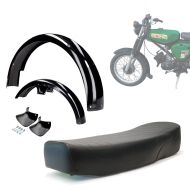 Mudguard front + rear + seat suitable for Simson S51 S50 S70 complete seat