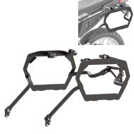 Case carrier compatible with Aprilia Tuareg 660 22-24 Bagtecs SLP for aluminium cases and saddlebags