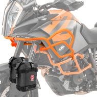 Set Fairing Crash bar + bags XL X21 compatible with KTM 1050 Adventure 15-16 engine guard Motoguard orange