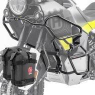 Set Engine Guard + bags compatible with Husqvarna Norden 901 21-24 crash bar lower upper Motoguard black