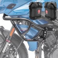 Set Fairing Crash bar + bags XL compatible with Triumph Tiger Sport 660 22-24 engine guard Motoguard black
