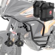 Set Crash bars + Auxiliary lights + bags fit for KTM 1290 Super Adventure S / R 21-24 Motoguard KT33 black