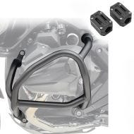 Set Crash Bars + Protector compatible with BMW R 1300 GS 23-24 Engine Guard SG42 black