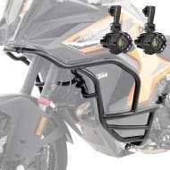 Set Crash bar + Auxiliary lights fit for KTM 1290 Super Adventure S / R 21-24 fog lights Motoguard KT33 black
