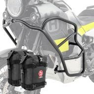 Set Crash bar + bags fit for Husqvarna Norden 901 21-24 Motoguard KT13 black