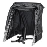 Set BT7 Motorcycle Tent Garage XXL Folding Garage + Motorcycle Rocker Front Wheel Chock Front Wheel Clamp Motorcycle Motoguard