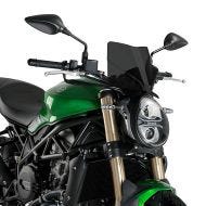 Windshield compatible with Benelli 752 S 18-24 Dark Smoke Puig NG Sport
