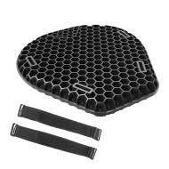 Motorbike Gel TPE Seat Cushion Tourtecs AC2 Comfort Seat Pad M black
