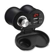 USB Plug socket compatible with Honda Hornet 600 / Integra ZA1 with Cigarette lighter and 2 USB port