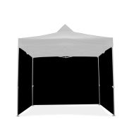 4 Pavillon walls 3x9.84 ft foldable Tourtecs for Racing tent black